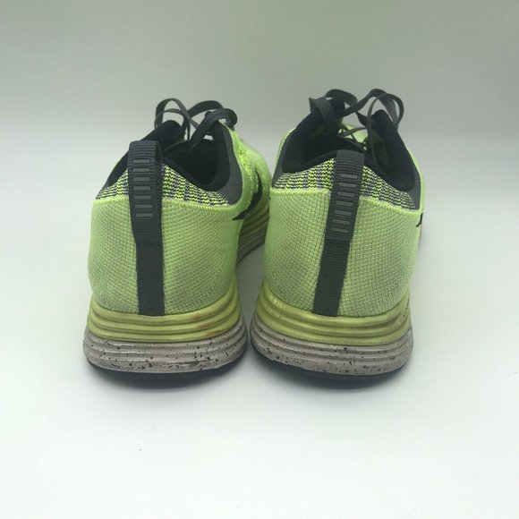 Nike Lunarlon Flyknit One Womens Size 8.5‎ Running Shoes Green Yellow Sneakers - Picture 4 of 10